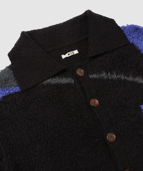 KHOKI PURPOSEカーディガン KHOKI PURPOSEカーディガン KHOKI （コッキ）Vintage-effect sweat