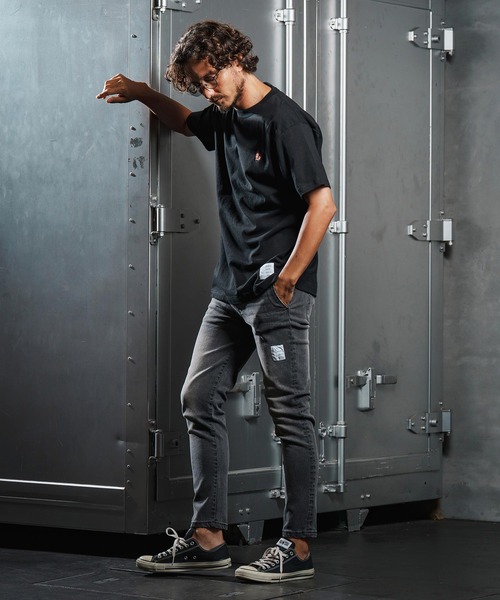 wjk reluxe(ダブルジェーケーリラックス)の「mt9881-heart balloon embroidery short sleeve cut sew Tシャツ(WR25W-32)(Tシャツ/カットソー・メンズ・ホワイト/ブラック/ライトピンク・XL/L/M/S)」の19枚目の写真