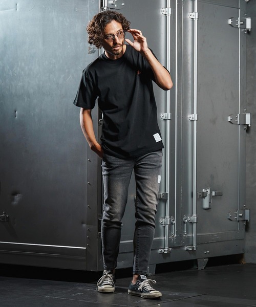 wjk reluxe(ダブルジェーケーリラックス)の「mt9881-heart balloon embroidery short sleeve cut sew Tシャツ(WR25W-32)(Tシャツ/カットソー・メンズ・ホワイト/ブラック/ライトピンク・XL/L/M/S)」の21枚目の写真