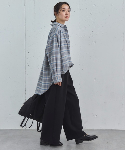 Doux archives（ドゥアルシーヴ）の「ナイロン3WAYスクエアトート（トートバッグ・レディース・グレー/ブラック・FREE）」の8枚目の写真