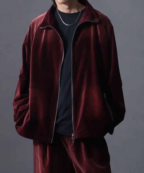 welise/ウェライズ】ヴィンテージベルベット オーバーサイズトラック