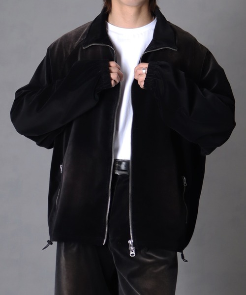 welise/ウェライズ】ヴィンテージベルベット オーバーサイズトラック