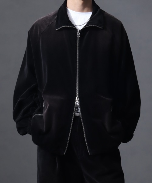 welise/ウェライズ】ヴィンテージベルベット オーバーサイズトラック