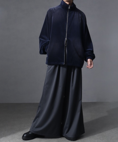 welise/ウェライズ】ヴィンテージベルベット オーバーサイズトラック