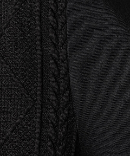 COMME CA MEN(コムサメン)の「ケーブルコンビ ハッピカーディガン(カーディガン/ボレロ・メンズ・ブラック/チャコールグレー・M/L)」の19枚目の写真