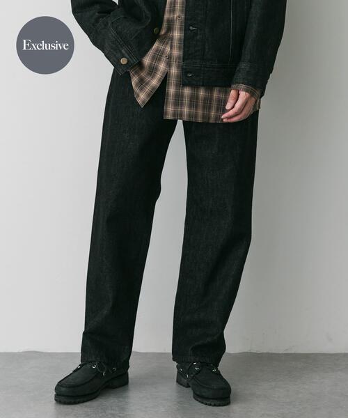 Lee（リー）の「『別注』Lee101×DOORS　STRAIGHTPANTS（デニムパンツ・メンズ・ブラック/スミクロ・28/30/32/34/36）」の2枚目の写真