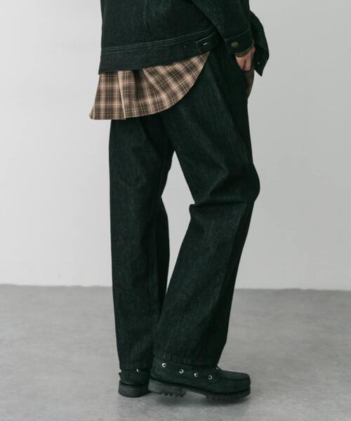 Lee（リー）の「『別注』Lee101×DOORS　STRAIGHTPANTS（デニムパンツ・メンズ・ブラック/スミクロ・28/30/32/34/36）」の6枚目の写真