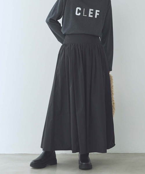 anana（アナナ）の「タフタヨークＷギャザースカート（スカート・レディース・ブラック/カーキ・FREE）」の17枚目の写真