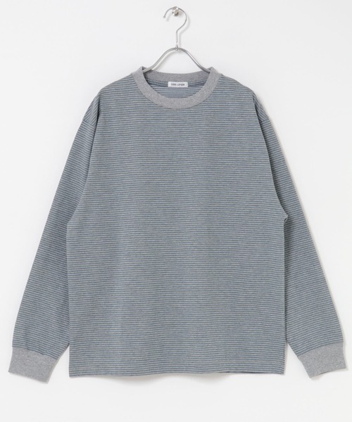 FORK&SPOON（フォークアンドスプーン）の「FORK&SPOON　プレーティングボーダーロングスリーブTシャツ（Tシャツ/カットソー・メンズ・ブラック系その他/グレー系その他/ホワイト系その他・4/5）」の21枚目の写真
