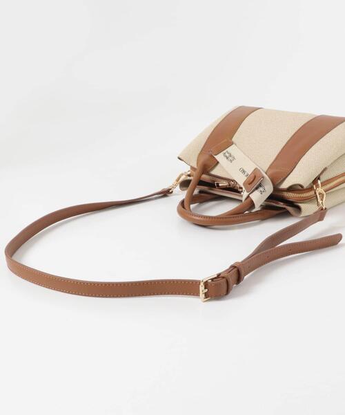 RODE SKO（ロデスコ）の「『Mサイズ』ロゴリボン付2WAYハンドバッグ（ハンドバッグ・レディース・ブラック/オフホワイト/ベージュ/アイボリー/ホワイト系その他/ライトブルー・ONE）」の16枚目の写真