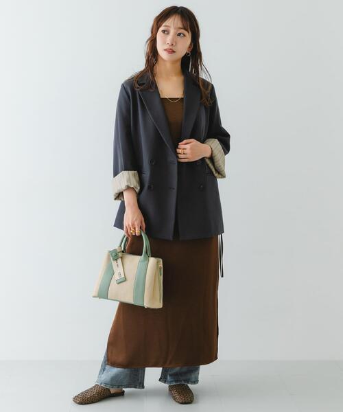 RODE SKO(ロデスコ)の「『Mサイズ』ロゴリボン付2WAYハンドバッグ(ハンドバッグ・レディース・ブラック/オフホワイト/ベージュ/アイボリー/ホワイト系その他/ライトブルー・ONE)」の10枚目の写真