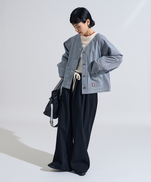 RED KAP × FREAK'S STORE/レッドキャップ 別注 ノーカラーVネック