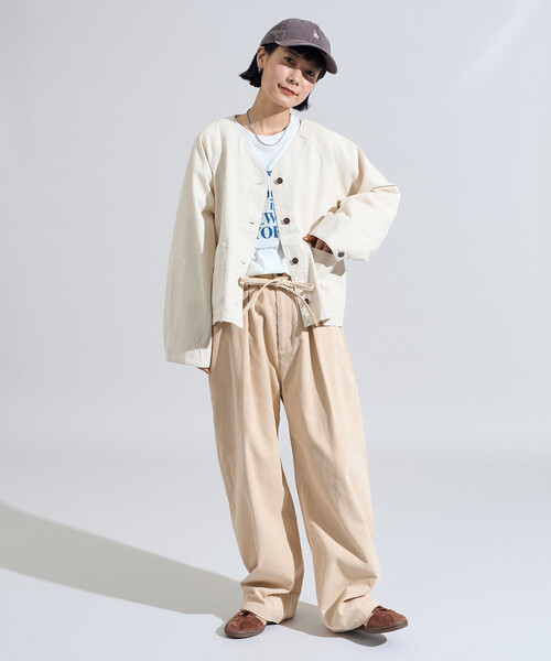 RED KAP × FREAK'S STORE/レッドキャップ 別注 ノーカラーVネック