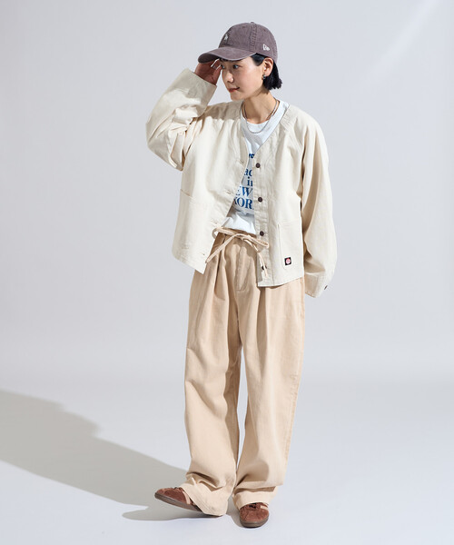 RED KAP × FREAK'S STORE/レッドキャップ 別注 ノーカラーVネック