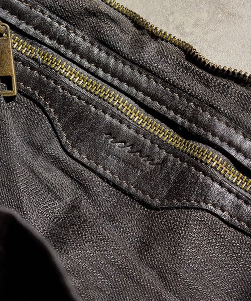 ROSE BUD(ローズバッド)の「(MILLELA FIRENZE)GARMENT DYED SHOULDER BAG(ショルダーバッグ・レディース・ブラック・ONE SIZE)」の9枚目の写真