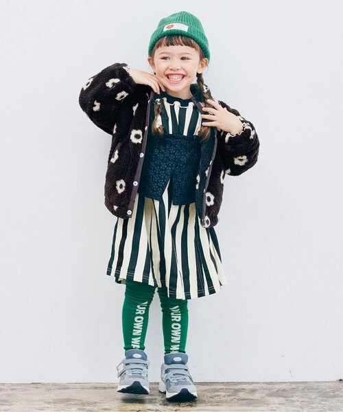 p.premier(ピードットプルミエ)の「【ジュニア対応】ファーフリースブルゾン(ブルゾン・キッズ・ブラック/レッド/ブルー/グリーン/アイボリー/ラベンダー・90/100/110/120/80/130/140)」の7枚目の写真