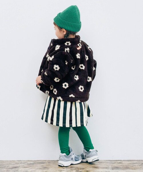 p.premier(ピードットプルミエ)の「【ジュニア対応】ファーフリースブルゾン(ブルゾン・キッズ・ブラック/レッド/ブルー/グリーン/アイボリー/ラベンダー・90/100/110/120/80/130/140)」の8枚目の写真