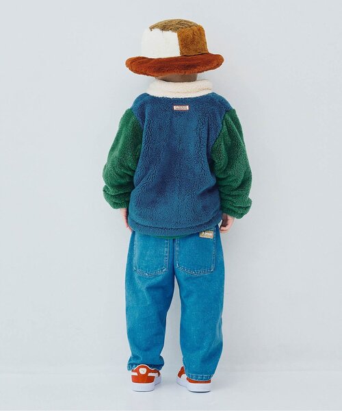 p.premier(ピードットプルミエ)の「【ジュニア対応】ファーフリースブルゾン(ブルゾン・キッズ・ブラック/レッド/ブルー/グリーン/アイボリー/ラベンダー・90/100/110/120/80/130/140)」の10枚目の写真