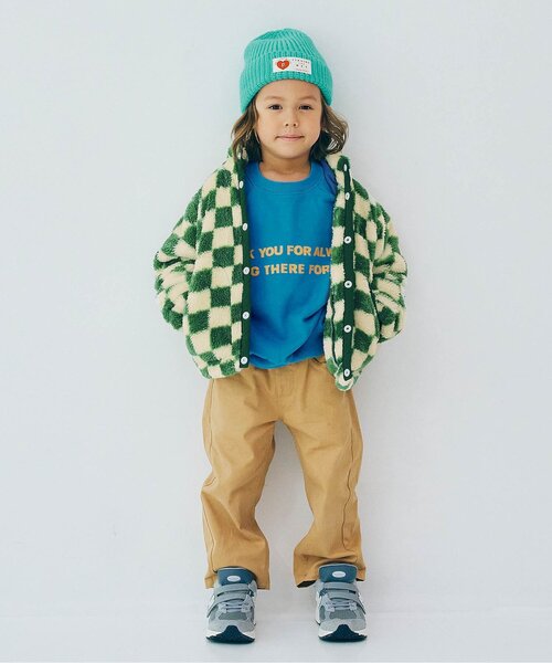 p.premier(ピードットプルミエ)の「【ジュニア対応】ファーフリースブルゾン(ブルゾン・キッズ・ブラック/レッド/ブルー/グリーン/アイボリー/ラベンダー・90/100/110/120/80/130/140)」の14枚目の写真