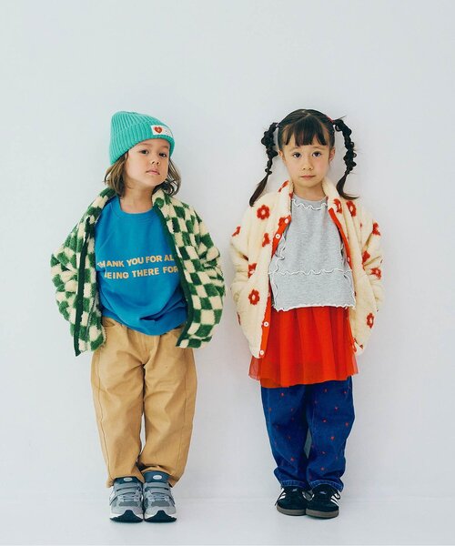 p.premier(ピードットプルミエ)の「【ジュニア対応】ファーフリースブルゾン(ブルゾン・キッズ・ブラック/レッド/ブルー/グリーン/アイボリー/ラベンダー・90/100/110/120/80/130/140)」の17枚目の写真