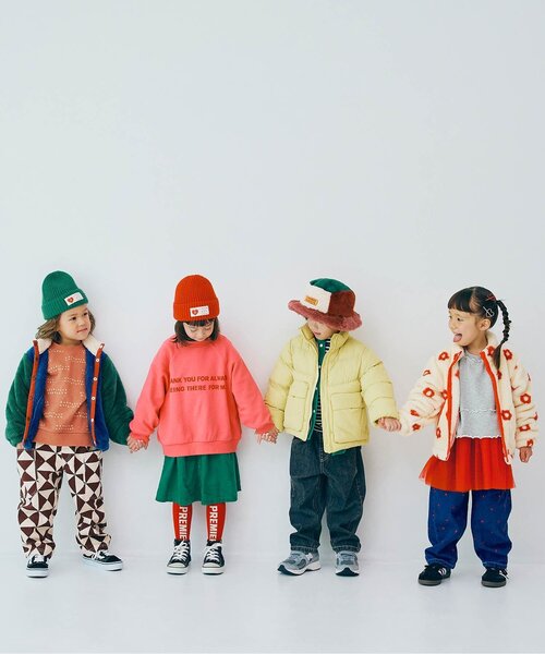 p.premier(ピードットプルミエ)の「【ジュニア対応】ファーフリースブルゾン(ブルゾン・キッズ・ブラック/レッド/ブルー/グリーン/アイボリー/ラベンダー・90/100/110/120/80/130/140)」の18枚目の写真