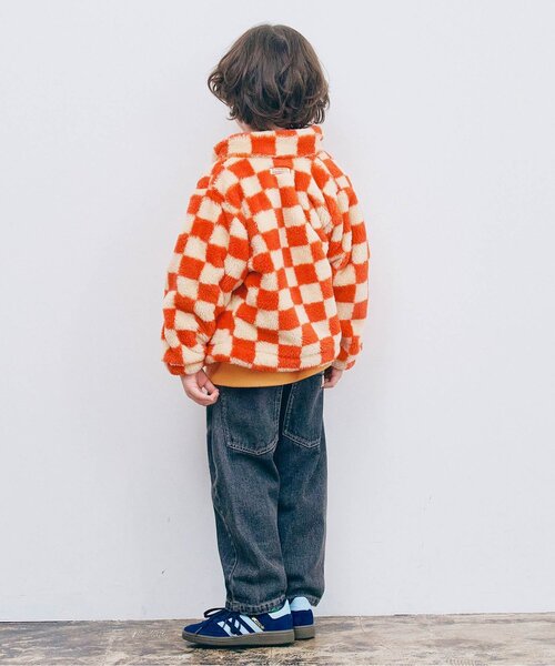 p.premier(ピードットプルミエ)の「【ジュニア対応】ファーフリースブルゾン(ブルゾン・キッズ・ブラック/レッド/ブルー/グリーン/アイボリー/ラベンダー・90/100/110/120/80/130/140)」の22枚目の写真