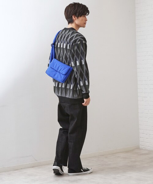 THE SHOP TK (ザ ショップ ティーケー )の「パテッドミニショルダー(ショルダーバッグ・メンズ・ブラック/ブルー系その他/チャコールグレー・00)」の7枚目の写真