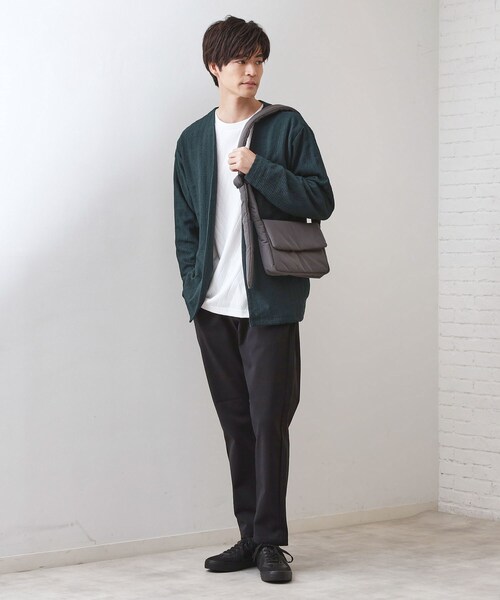 THE SHOP TK (ザ ショップ ティーケー )の「パテッドミニショルダー(ショルダーバッグ・メンズ・ブラック/ブルー系その他/チャコールグレー・00)」の9枚目の写真