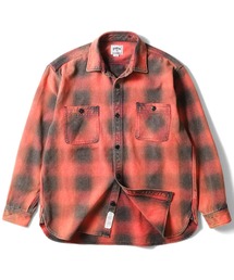 HOUSTON（ヒューストン）の「HOUSTON ヴィンテージオンブレチェックシャツ（シャツ/ブラウス）」