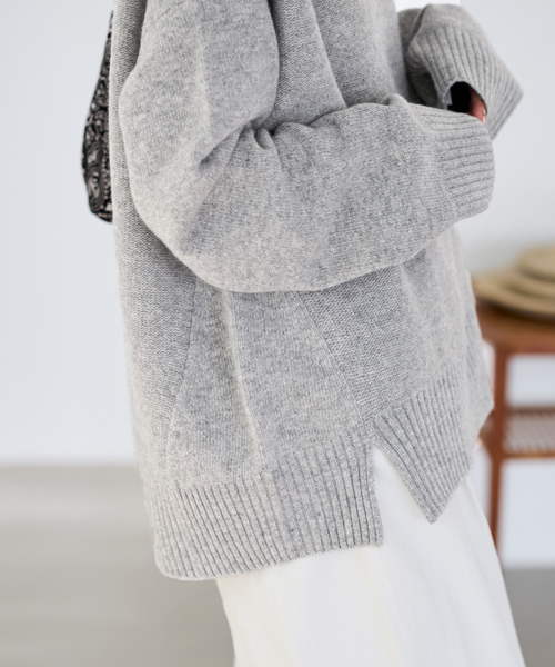 ≪WEB先行追加≫AQUA タートルプルオーバー（ニット/セーター