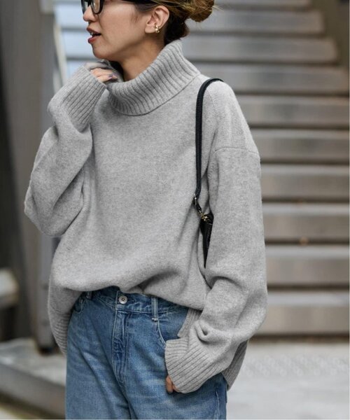 セール】≪WEB先行追加≫AQUA タートルプルオーバー（ニット/セーター