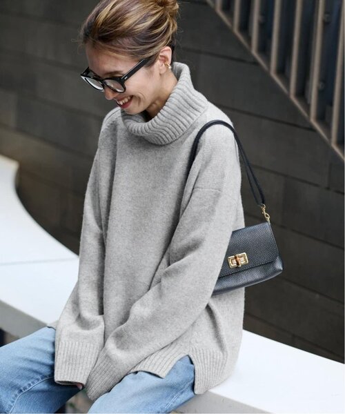 セール】≪WEB先行追加≫AQUA タートルプルオーバー（ニット/セーター