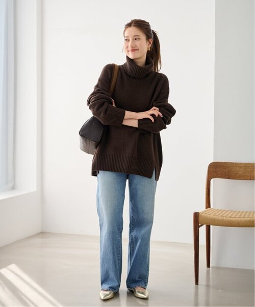 ≪WEB先行追加≫AQUA タートルプルオーバー（ニット/セーター
