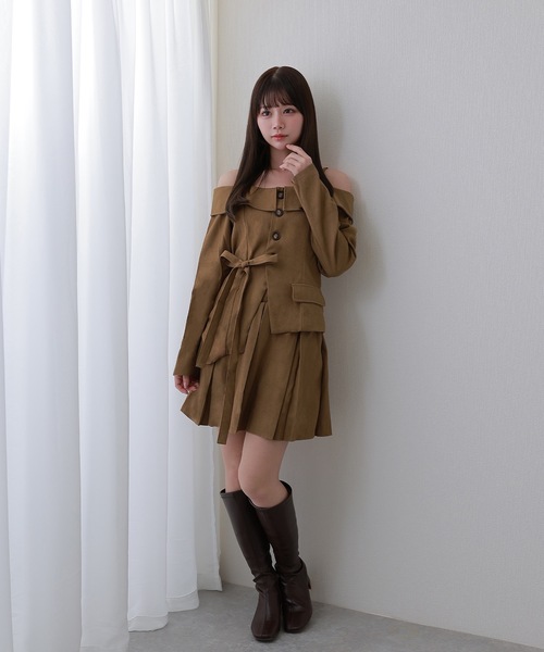 M DOLLY(エムドリー)の「ribbon graziosa setup / リボングラツィオーザセットアップ(セットアップ・レディース・ブラック/ベージュ・S/M)」の10枚目の写真