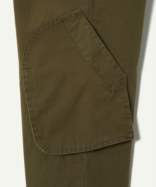 leinwande(ラインヴァンド)の「Patched Pocket Organic Cotton Trousers / パッチドポケットオーガニックコットントラウザー(カーゴパンツ・レディース・カーキ・MEDIUM/SMALL)」の7枚目の写真