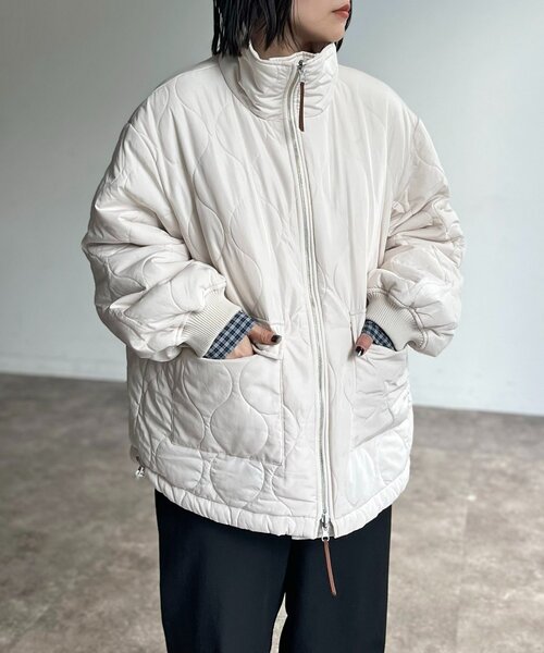 CPCM(シーピーシーエム)の「リバーシブルモンスタージャケット(ブルゾン・レディース・アイボリー/ブラック/カーキ・FREE)」の17枚目の写真