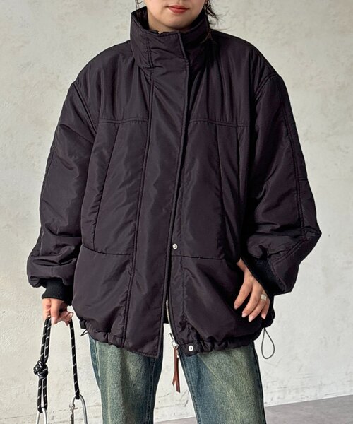 CPCM(シーピーシーエム)の「リバーシブルモンスタージャケット(ブルゾン・レディース・アイボリー/ブラック/カーキ・FREE)」の18枚目の写真