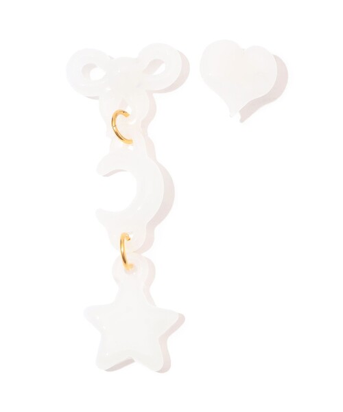 LEVENS（レヴェンス）の「LEVENS JEWELS INFINITE CHARM ピアス（ピアス（両耳用）・レディース・ホワイト系その他/ブラック系その他・FREE）」の2枚目の写真