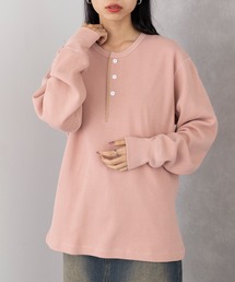 【Healthknit】Tharmal King Raschel Honeycomb Henyneck L/S