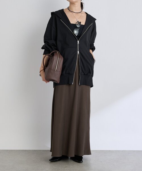 RIVE DROITE（リヴドロワ）の「【MYSELFbyRD/マイセルフバイリヴドロワ】HOODIE（パーカー・レディース・ブラック/チャコールグレー・FREE）」の22枚目の写真