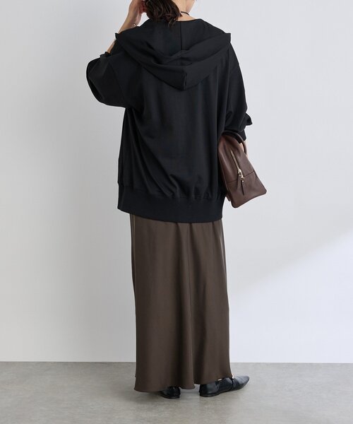 RIVE DROITE（リヴドロワ）の「【MYSELFbyRD/マイセルフバイリヴドロワ】HOODIE（パーカー・レディース・ブラック/チャコールグレー・FREE）」の16枚目の写真