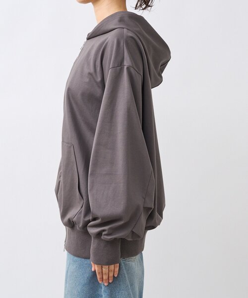 RIVE DROITE（リヴドロワ）の「【MYSELFbyRD/マイセルフバイリヴドロワ】HOODIE（パーカー・レディース・ブラック/チャコールグレー・FREE）」の5枚目の写真