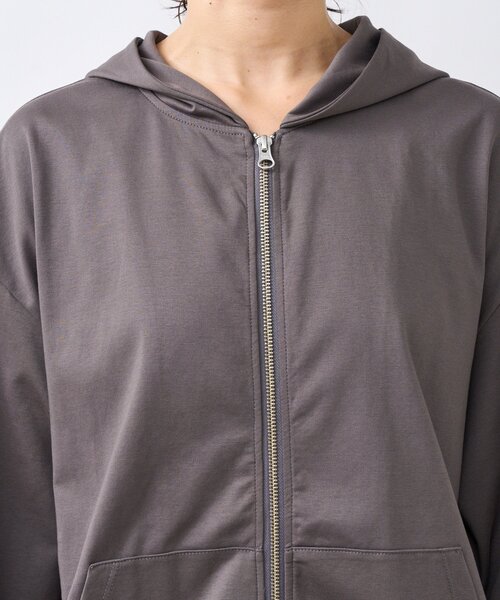 RIVE DROITE（リヴドロワ）の「【MYSELFbyRD/マイセルフバイリヴドロワ】HOODIE（パーカー・レディース・ブラック/チャコールグレー・FREE）」の7枚目の写真