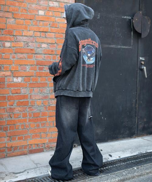 WEGO（ウィゴー）の「WEGO/パウダーブリーチグラフィックZIPパーカー（パーカー・メンズ・その他3/その他2/その他1・LARGE/MEDIUM）」の17枚目の写真