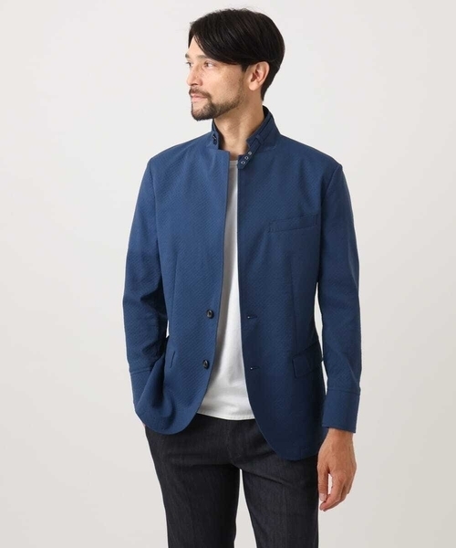 MICHEL KLEIN HOMME (ミッシェルクランオム)の「コンバーチブルジャケット(テーラードジャケット・メンズ・ブルー/ブラック・MEDIUM/LARGE/X-LARGE)」の17枚目の写真