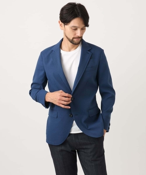 MICHEL KLEIN HOMME (ミッシェルクランオム)の「コンバーチブルジャケット(テーラードジャケット・メンズ・ブルー/ブラック・MEDIUM/LARGE/X-LARGE)」の15枚目の写真