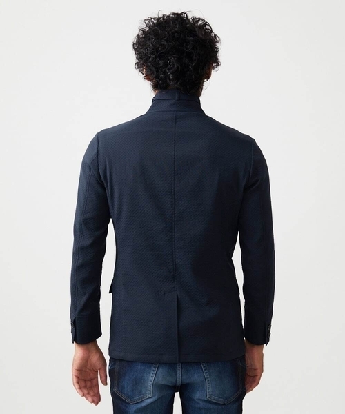 MICHEL KLEIN HOMME (ミッシェルクランオム)の「コンバーチブルジャケット(テーラードジャケット・メンズ・ブルー/ブラック・MEDIUM/LARGE/X-LARGE)」の11枚目の写真
