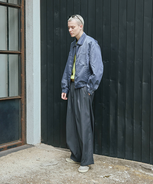 JOURNAL STANDARD（ジャーナルスタンダード）の「ナイロン ツイル ウォッシュド ブルゾン（ブルゾン・メンズ・ネイビー/レッド・MEDIUM/LARGE）」の5枚目の写真