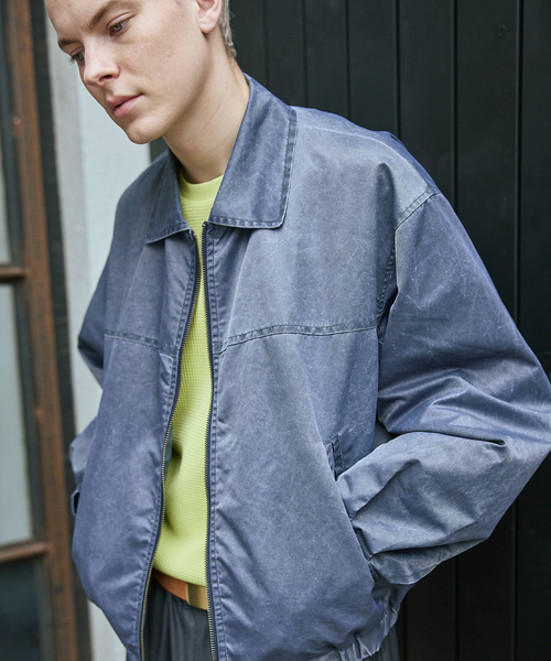 JOURNAL STANDARD（ジャーナルスタンダード）の「ナイロン ツイル ウォッシュド ブルゾン（ブルゾン・メンズ・ネイビー/レッド・MEDIUM/LARGE）」の7枚目の写真