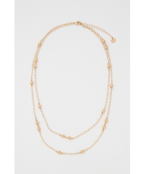 LAGUA GEM（ラグアジェム）の「METAL BALL CHAIN ネックレス（ネックレス・レディース・シルバー/ゴールド・FREE）」の2枚目の写真